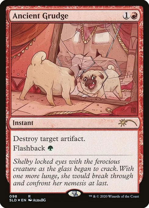 Ancient Grudge, carta Magic di tipo Instant illustrata da AlbaBG