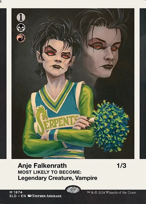 Anje Falkenrath // Anje Falkenrath, carta Magic di tipo  illustrata da Stephen Andrade & Scott Okumura
