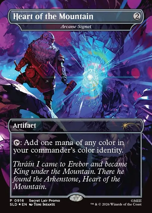 Arcane Signet, carta Magic di tipo Artifact illustrata da Toni Infante