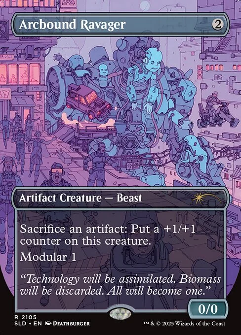 Arcbound Ravager, carta Magic di tipo Artifact Creature — Beast illustrata da Deathburger