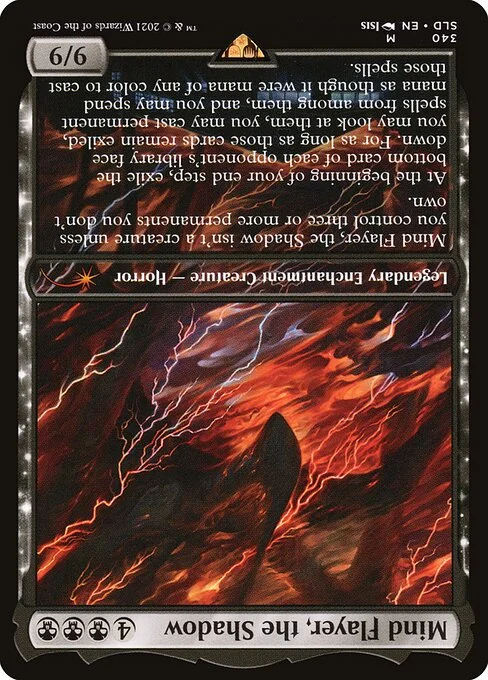 Arvinox, the Mind Flail, carta Magic di tipo Legendary Enchantment Creature — Horror illustrata da Isis