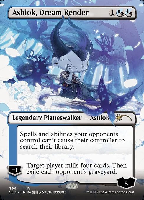 Ashiok, Dream Render, carta Magic di tipo Legendary Planeswalker — Ashiok illustrata da Uta Natsume