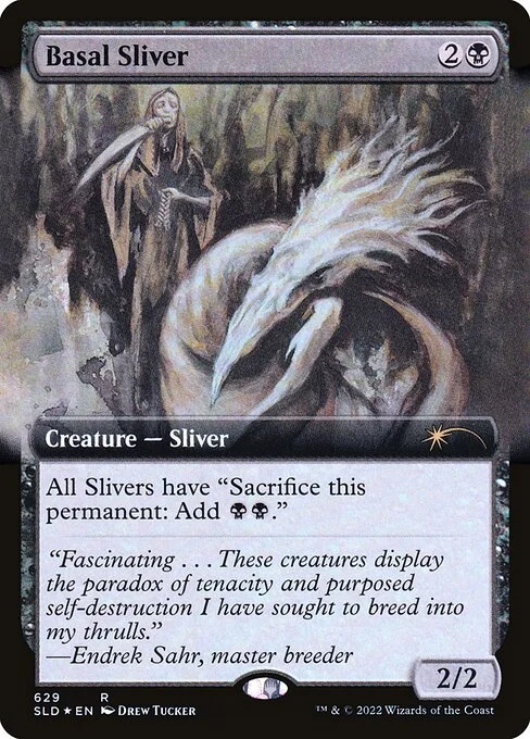 Basal Sliver, carta Magic di tipo Creature — Sliver illustrata da Drew Tucker
