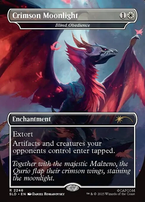 Blind Obedience, carta Magic di tipo Enchantment illustrata da Daniel Romanovsky