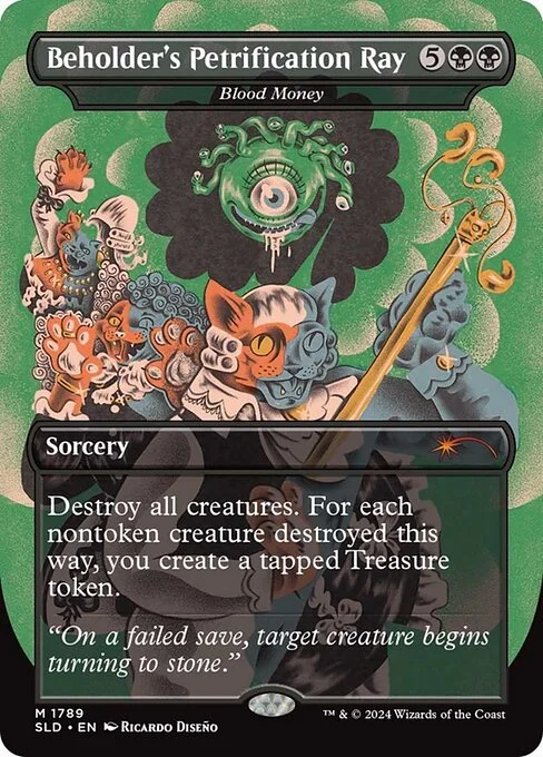 Blood Money, carta Magic di tipo Sorcery illustrata da Ricardo Diseño