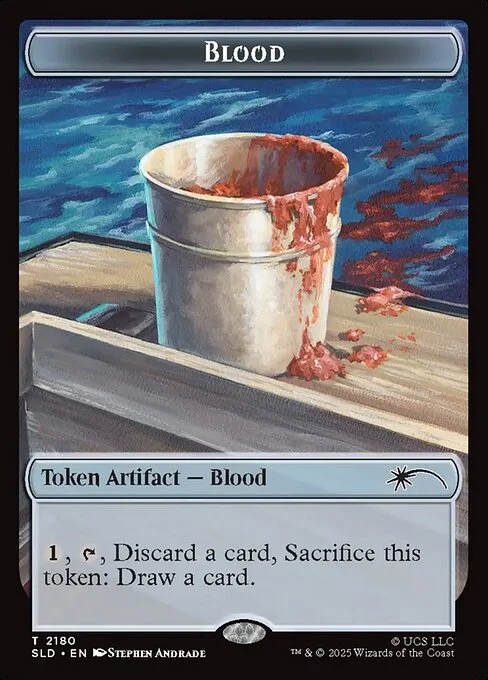 Blood, carta Magic di tipo Token Artifact — Blood illustrata da Stephen Andrade