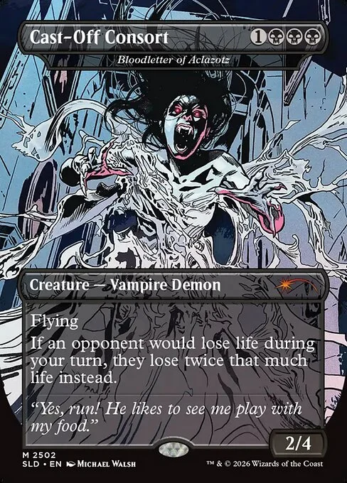 Bloodletter of Aclazotz, carta Magic di tipo Creature — Vampire Demon illustrata da Michael Walsh