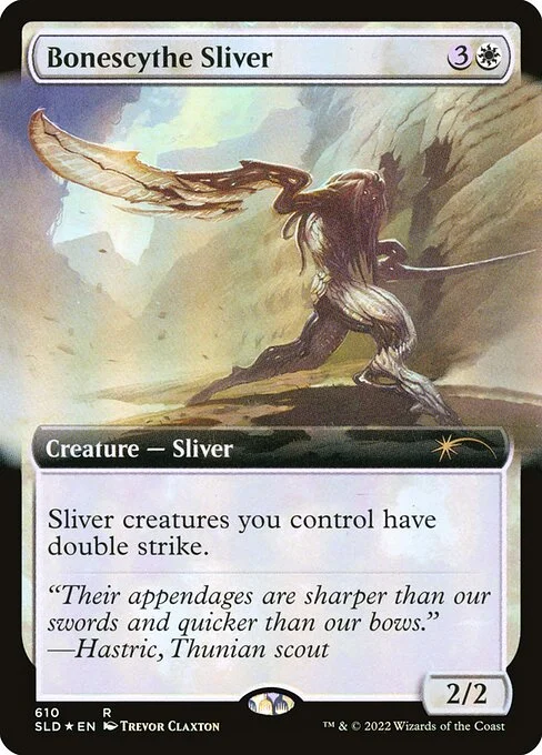 Bonescythe Sliver, carta Magic di tipo Creature — Sliver illustrata da Trevor Claxton
