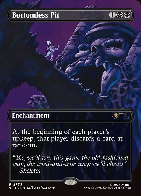 Bottomless Pit, carta Magic di tipo Enchantment illustrata da Tyler Walpole