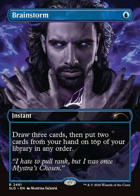 Brainstorm, carta Magic di tipo Instant illustrata da Martina Fačková
