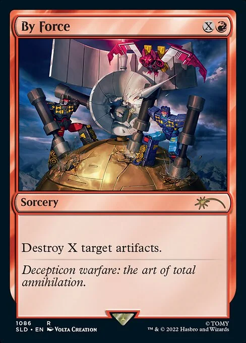 By Force, carta Magic di tipo Sorcery illustrata da Volta Creation