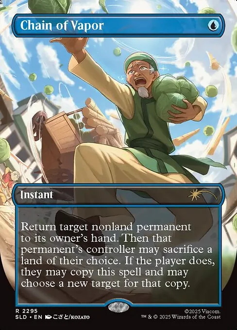 Chain of Vapor, carta Magic di tipo Instant illustrata da Kozato