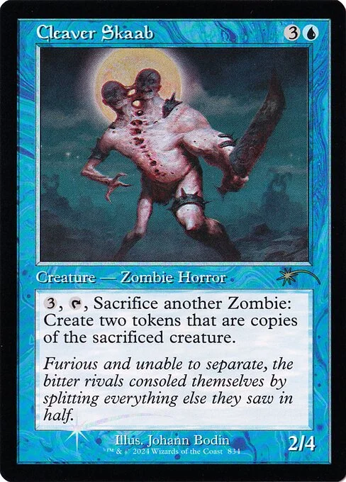Cleaver Skaab, carta Magic di tipo Creature — Zombie Horror illustrata da Johann Bodin