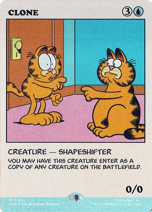 Clone, carta Magic di tipo Creature — Shapeshifter illustrata da Gregg Schigiel
