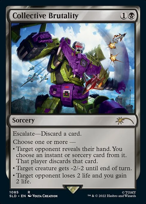 Collective Brutality, carta Magic di tipo Sorcery illustrata da Volta Creation