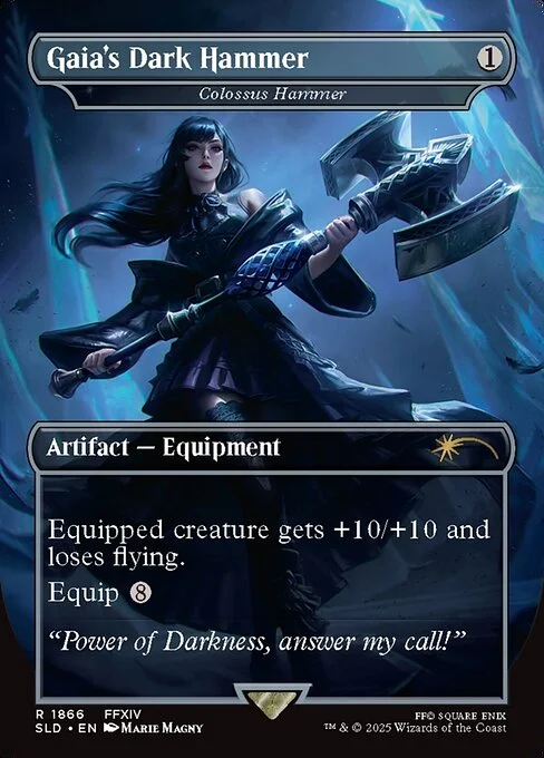 Colossus Hammer, carta Magic di tipo Artifact — Equipment illustrata da Marie Magny
