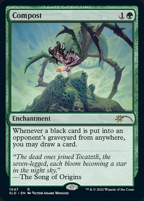 Compost, carta Magic di tipo Enchantment illustrata da Victor Adame Minguez