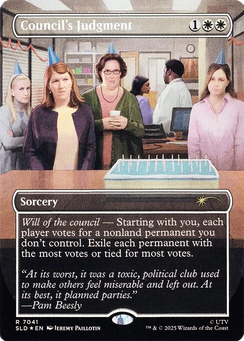 Council's Judgment, carta Magic di tipo Sorcery illustrata da Jeremy Paillotin