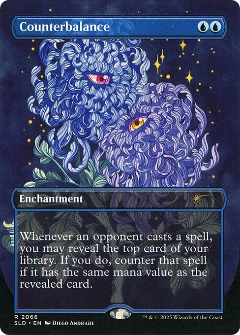 Counterbalance, carta Magic di tipo Enchantment illustrata da Diego Andrade