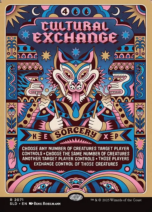 Cultural Exchange, carta Magic di tipo Sorcery illustrata da Bene Rohlmann