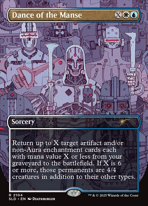 Dance of the Manse, carta Magic di tipo Sorcery illustrata da Deathburger