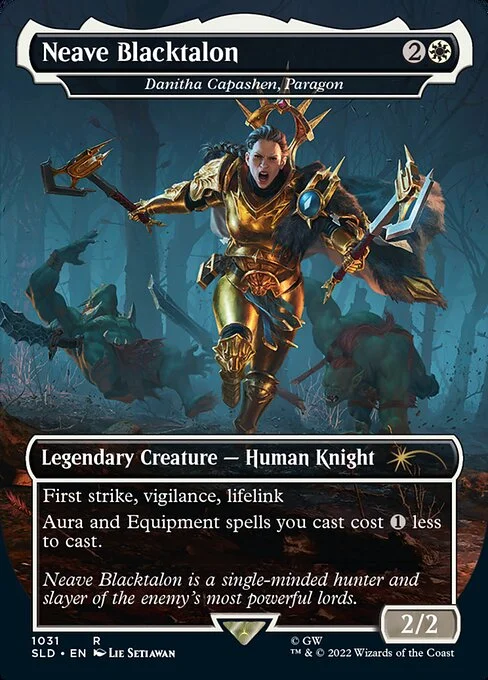 Danitha Capashen, Paragon, carta Magic di tipo Legendary Creature — Human Knight illustrata da Lie Setiawan