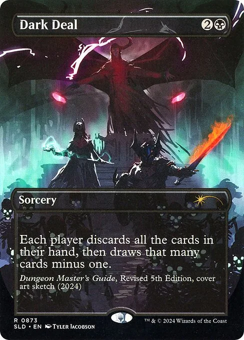 Dark Deal, carta Magic di tipo Sorcery illustrata da Tyler Jacobson