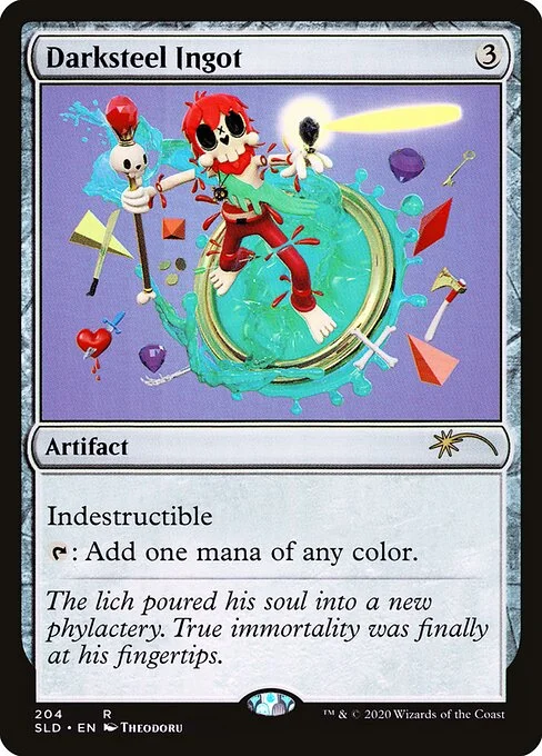 Darksteel Ingot, carta Magic di tipo Artifact illustrata da Theodoru