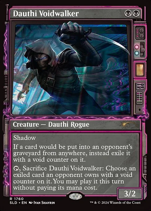 Dauthi Voidwalker, carta Magic di tipo Creature — Dauthi Rogue illustrata da Ivan Shavrin