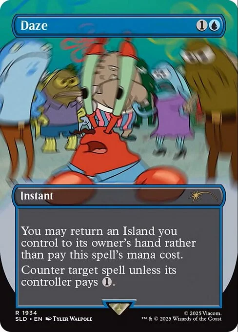 Daze, carta Magic di tipo Instant illustrata da Tyler Walpole