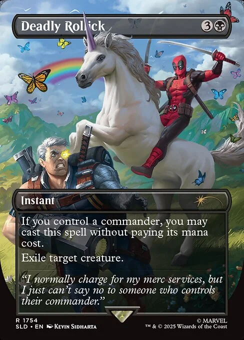 Deadly Rollick, carta Magic di tipo Instant illustrata da Kevin Sidharta