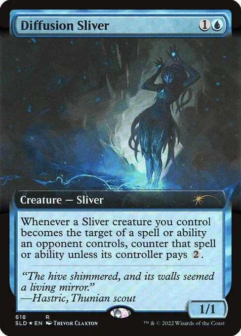 Diffusion Sliver, carta Magic di tipo Creature — Sliver illustrata da Trevor Claxton