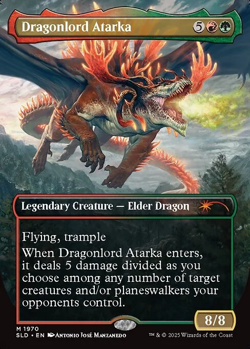 Dragonlord Atarka // Dragonlord Atarka, carta Magic di tipo  illustrata da Antonio José Manzanedo