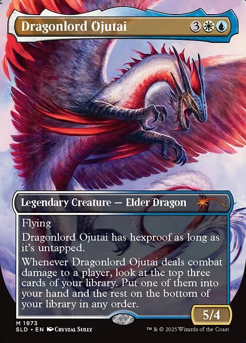 Dragonlord Ojutai // Dragonlord Ojutai, carta Magic di tipo  illustrata da Crystal Sully