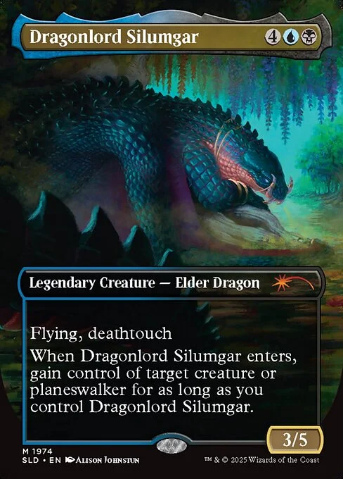 Dragonlord Silumgar // Dragonlord Silumgar, carta Magic di tipo  illustrata da Alison Johnstun