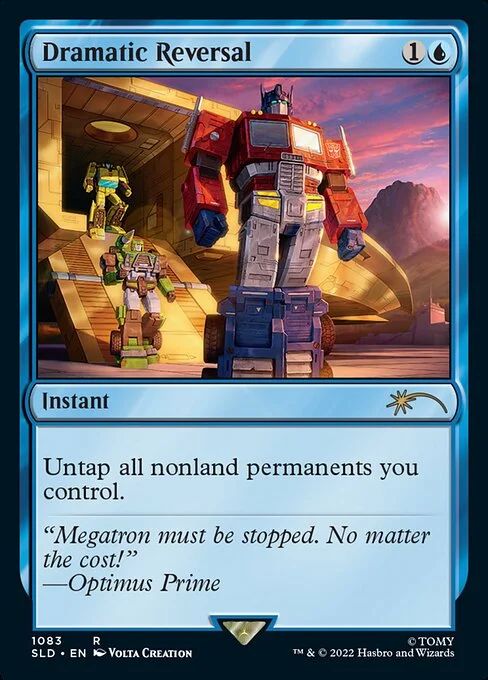 Dramatic Reversal, carta Magic di tipo Instant illustrata da Volta Creation
