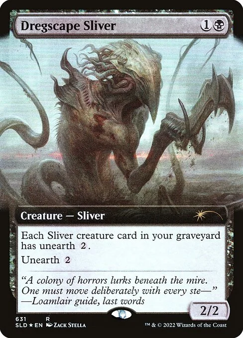 Dregscape Sliver, carta Magic di tipo Creature — Sliver illustrata da Zack Stella