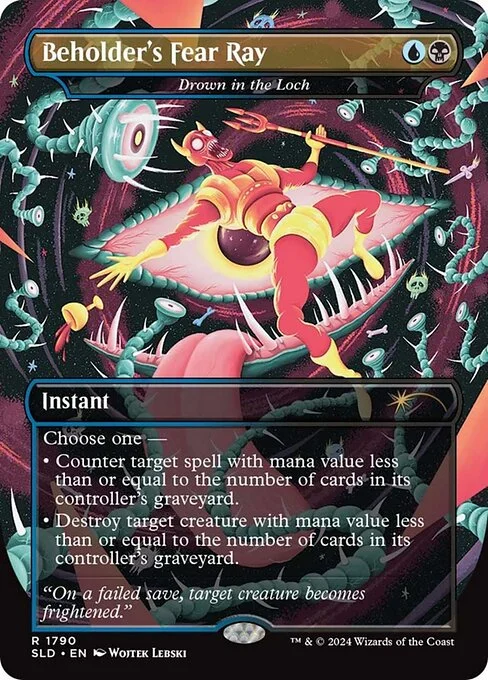 Drown in the Loch, carta Magic di tipo Instant illustrata da Wojtek Łebski