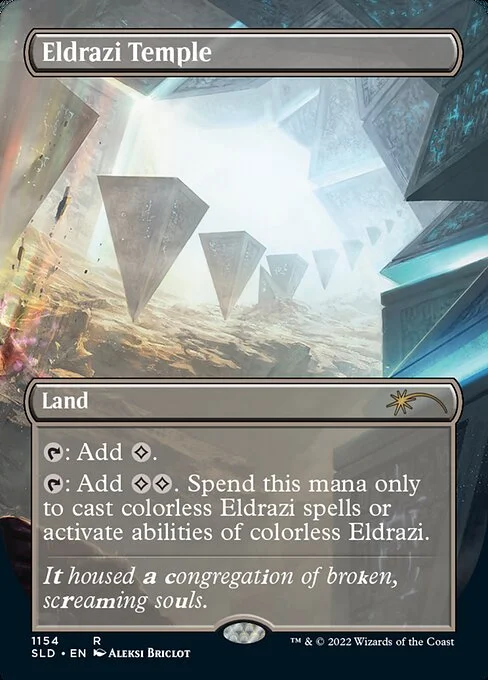 Eldrazi Temple, carta Magic di tipo Land illustrata da Aleksi Briclot
