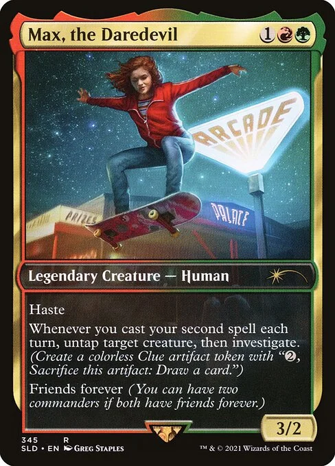 Elmar, Ulvenwald Informant, carta Magic di tipo Legendary Creature — Human illustrata da Greg Staples