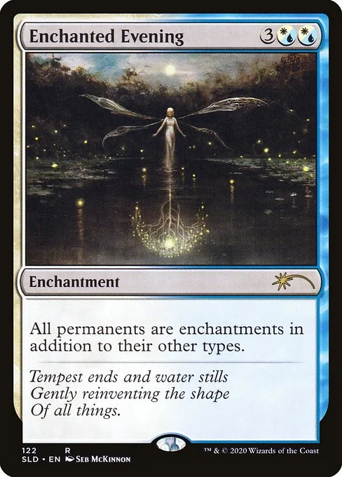 Enchanted Evening, carta Magic di tipo Enchantment illustrata da Seb McKinnon