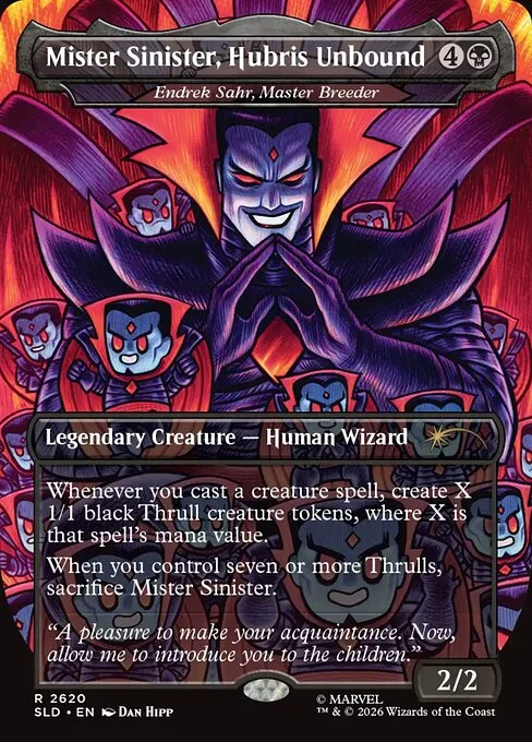Endrek Sahr, Master Breeder, carta Magic di tipo Legendary Creature — Human Wizard illustrata da Dan Hipp
