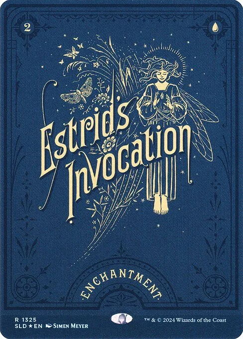 Estrid's Invocation // Estrid's Invocation, carta Magic di tipo  illustrata da Simen Meyer