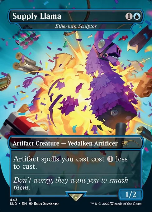 Etherium Sculptor, carta Magic di tipo Artifact Creature — Vedalken Artificer illustrata da Rudy Siswanto