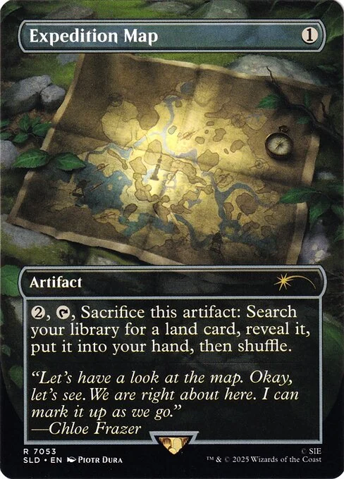 Expedition Map, carta Magic di tipo Artifact illustrata da Piotr Dura