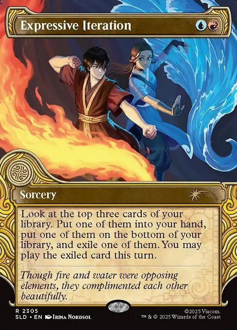 Expressive Iteration, carta Magic di tipo Sorcery illustrata da Irina Nordsol