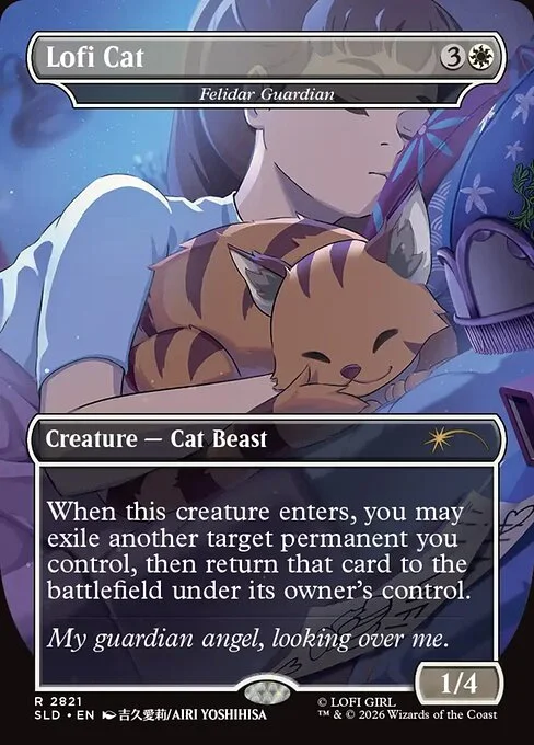 Felidar Guardian, carta Magic di tipo Creature — Cat Beast illustrata da Airi Yoshihisa