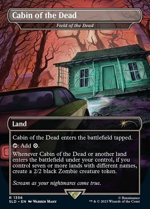 Field of the Dead, carta Magic di tipo Land illustrata da Warren Mahy