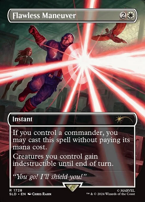 Flawless Maneuver, carta Magic di tipo Instant illustrata da Chris Rahn