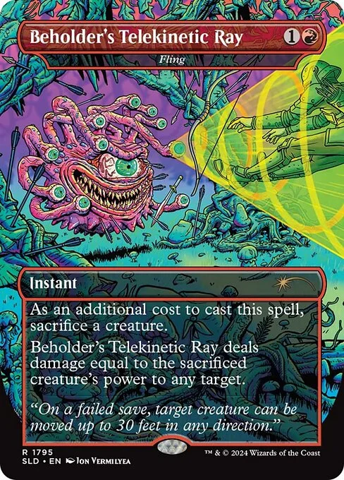 Fling, carta Magic di tipo Instant illustrata da Jon Vermilyea